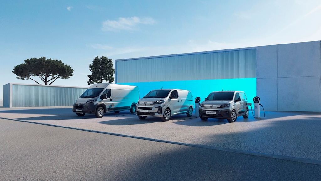 Our 100% electric LCV range